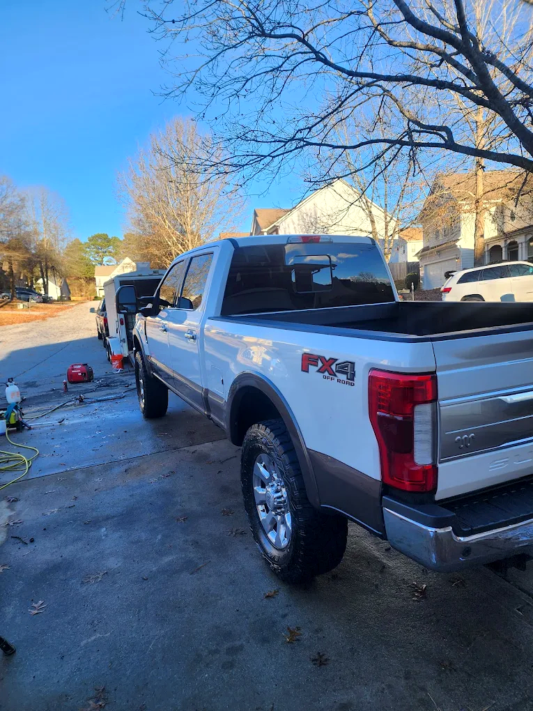 Ford F250 Fx4 Driveway - Power Plus Mobile Detailing